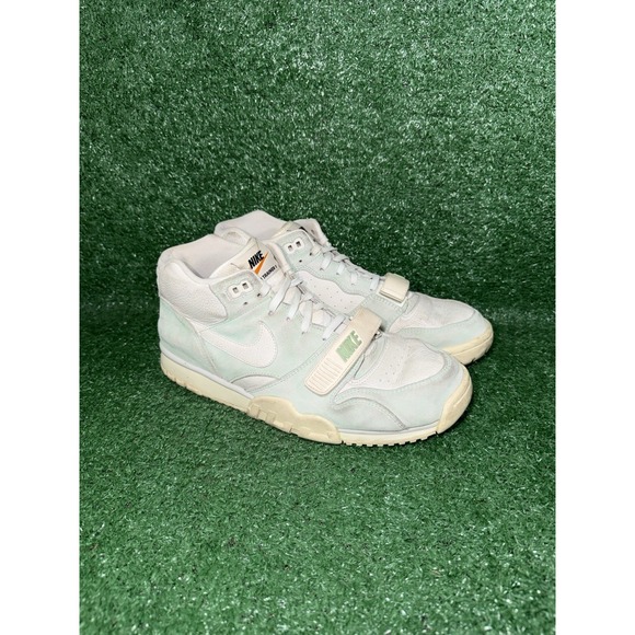 Nike Air Trainer 1 Men Size 11 Green Sail Suede Shoe Athletic Sneaker DX4462-300 main image 9